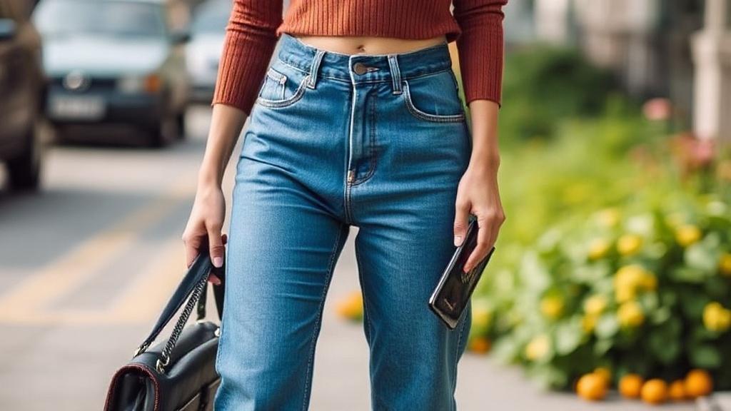 Moda na obniżoną talię – jak nosić ją w mniej ekstremalnej wersji?. Na koniec: jak trzymać kierunek, żeby obniżona talia wyglądała na Twoją decyzję Moda na obniżoną talię – jak nosić ją w mniej ekstremalnej wersji?. Na koniec: jak trzymać kierunek, żeby obniżona talia wyglądała na Twoją decyzję
